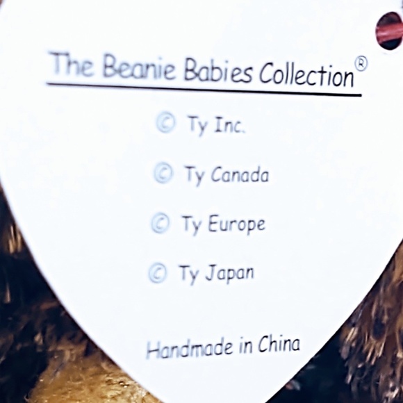 NWT Vintage TY Beanie Babies Giganto Wooly Mammoth DOB 12/17/2000, Tag Attached - Picture 13 of 13